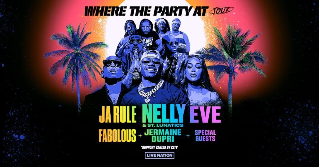 Nelly Announces Where The Party At World Tour with Ja Rule, Eve, and more
